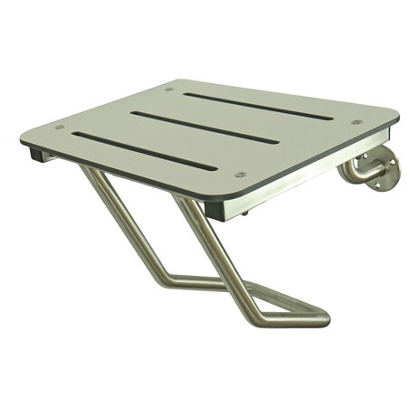 Frost Full Wall Mounted Shower SeatStainless/White 972